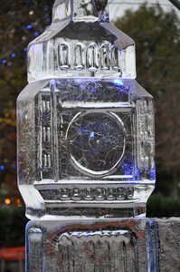 Watch ice sculpture
