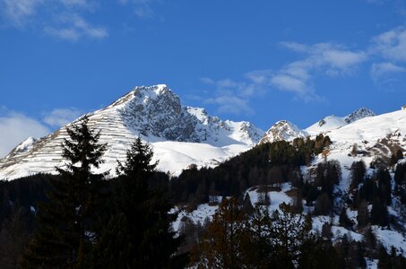 Switzerland landscape winter photo