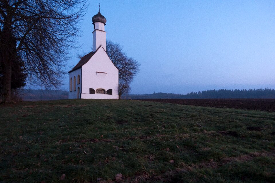 Abendstimmung landscape field