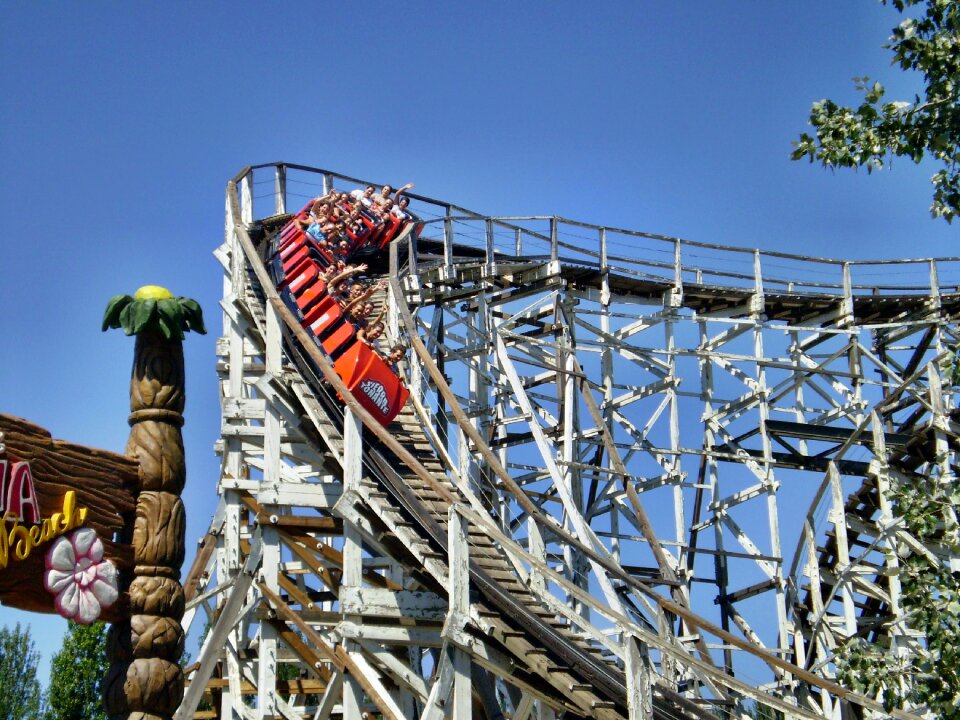 Rollercoaster attraction adrealin