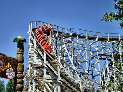 Rollercoaster attraction adrealin
