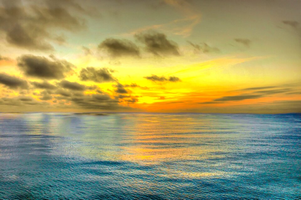 Sky afterglow abendstimmung