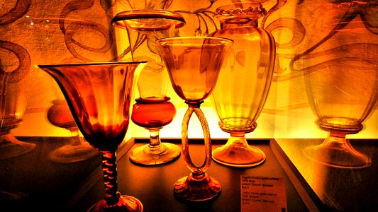 Bottle vase transparencies