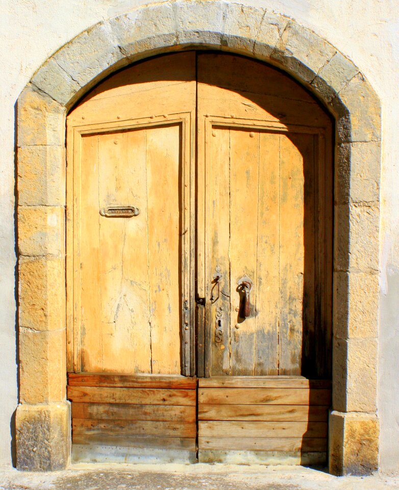 House wood opening door photo