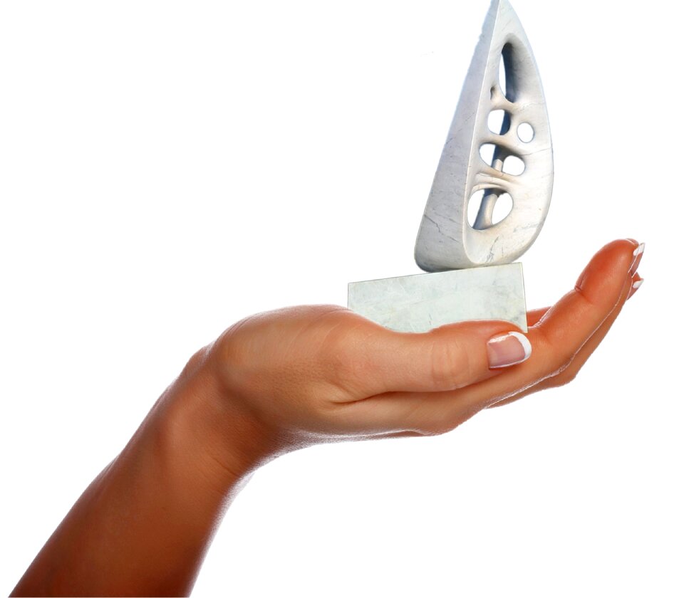 Finger sculpture statue
