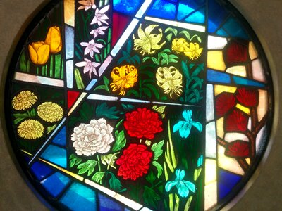 Glass window art italy
