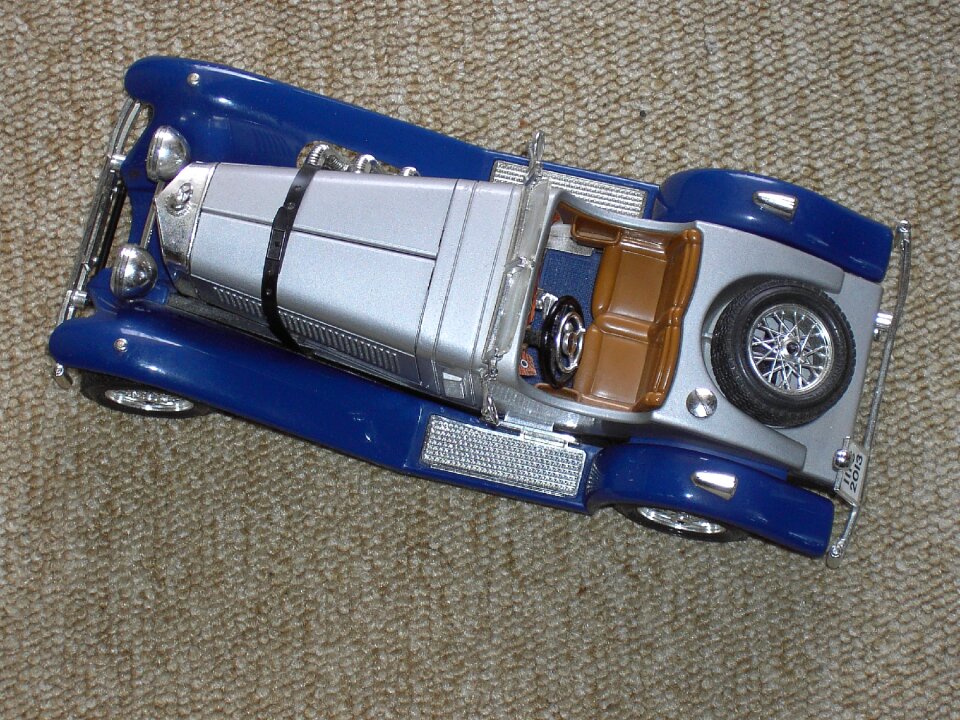 Toys sports car blue