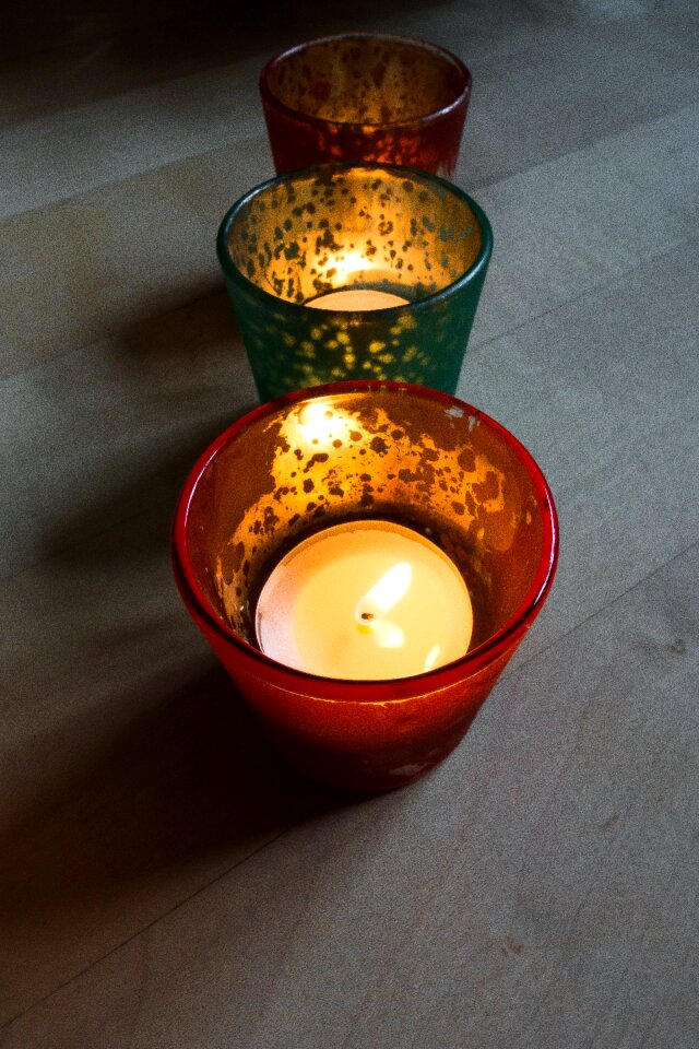 Christmas time flame atmosphere