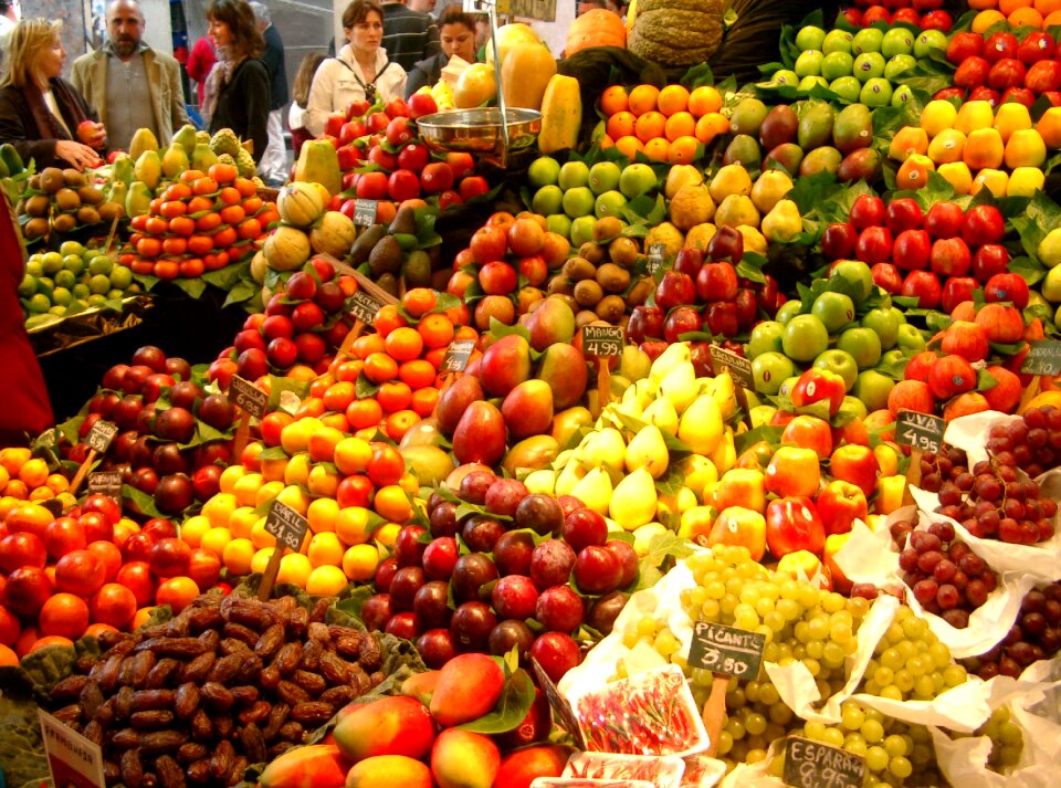 Healthy fruits food