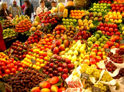 Healthy fruits food