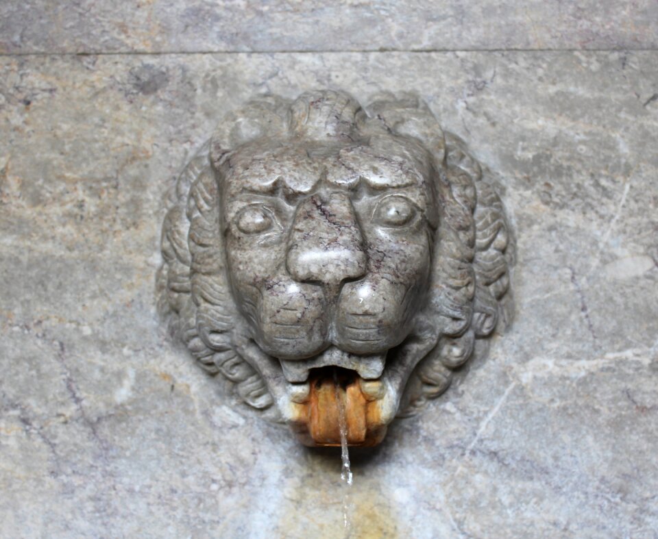 Stone figure rock carving gargoyle