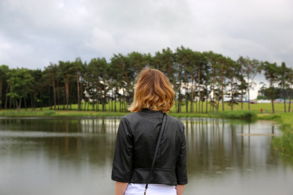 Female girl nature