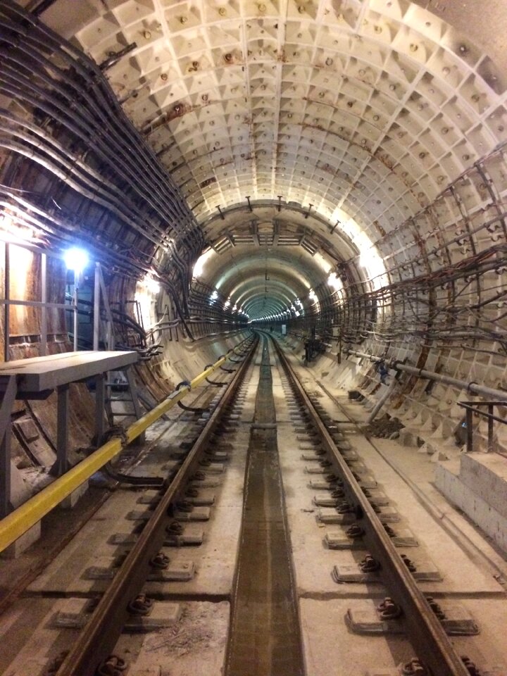 Construction rails sleepers