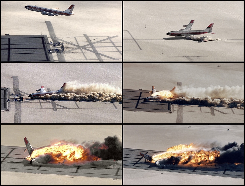 Impact accident test