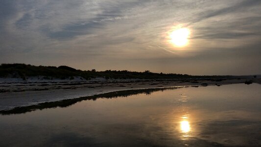 Boat sea abendstimmung photo