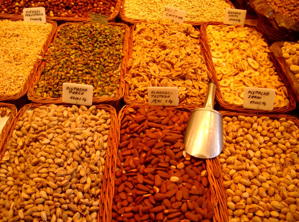 Delicious hazelnuts nut