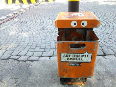 Waste bins waste munich photo