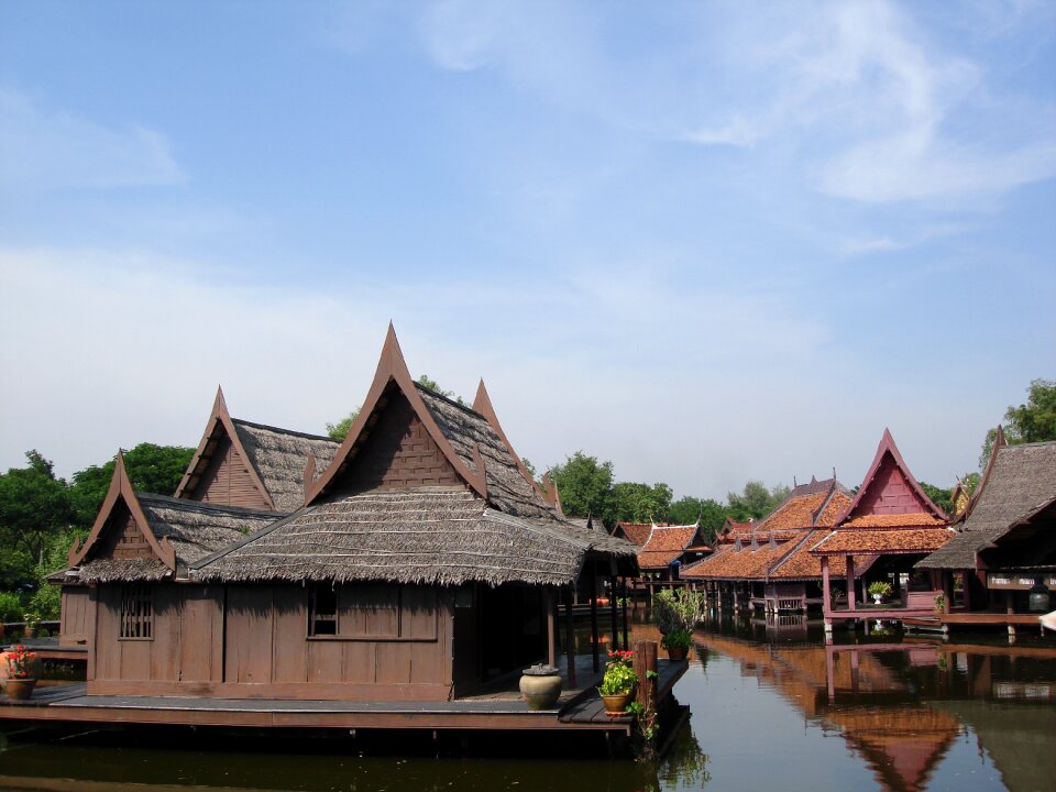 Water floating village stroll