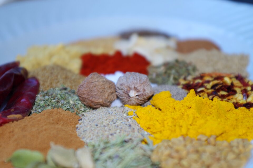Colorful cooking paprika