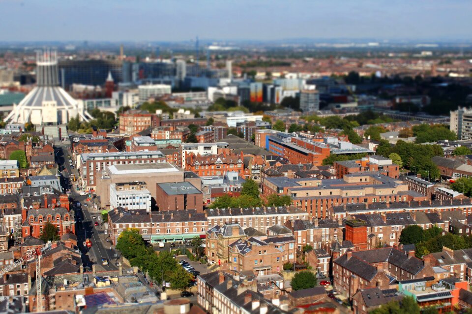 Liverpool docks skyline