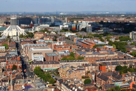 Liverpool docks skyline