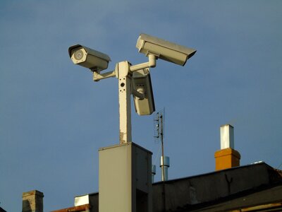 Video security camera observation photo