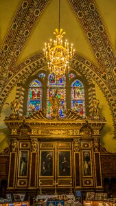 Chandelier church firenze photo