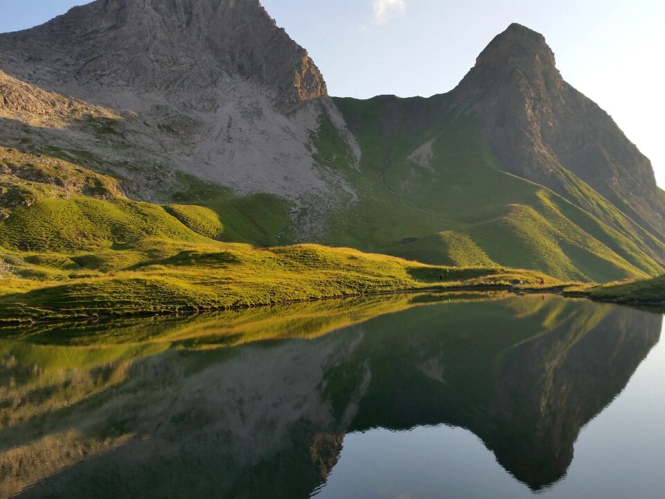 Landscape sunny water photo