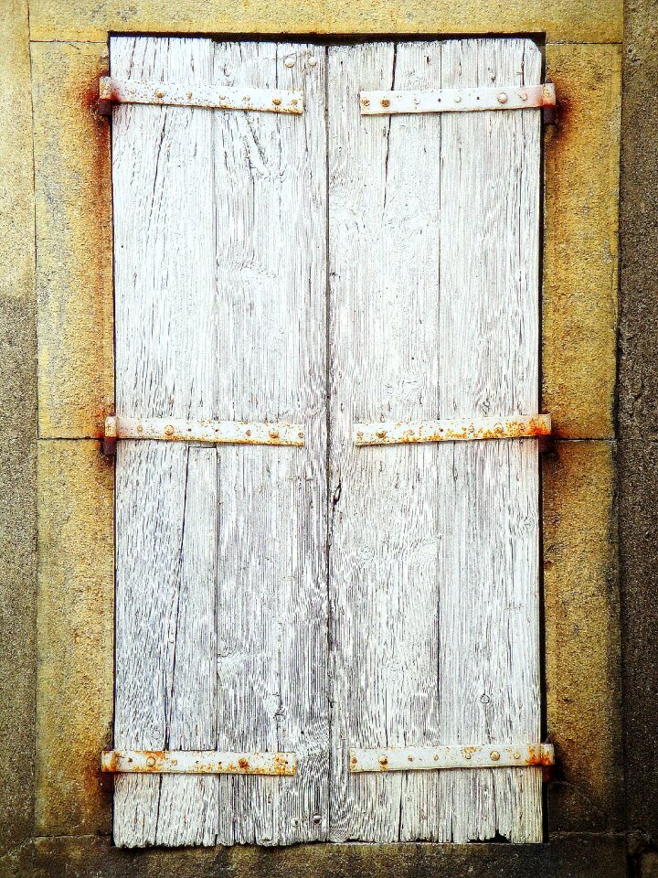Window frame house window broken