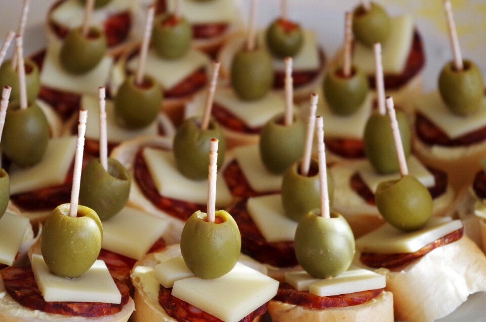 Olives breads table manners