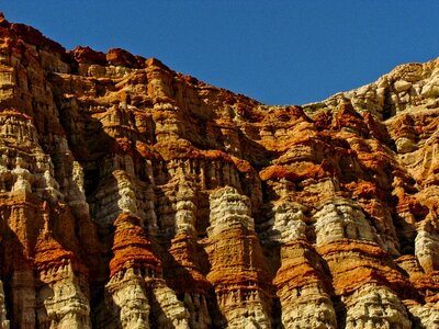 Geology striations canyon photo