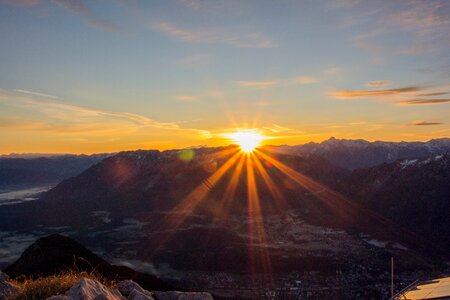 Morning morgenrot lighting photo