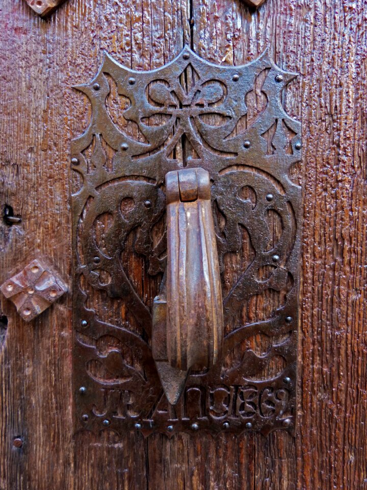 Old wood iron