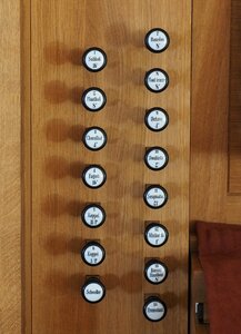 Instrument wood close up
