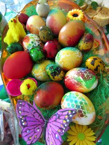 Holiday spring easter egg photo