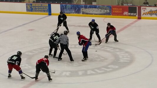 Game ice puck photo