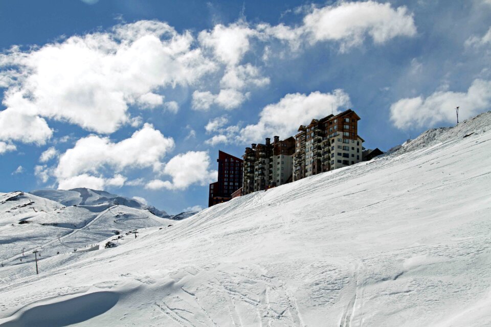 Winter snowboarding ski