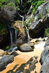 South africa storms river bridge waterfall
