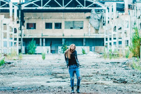 Industrial freedom an abandoned building