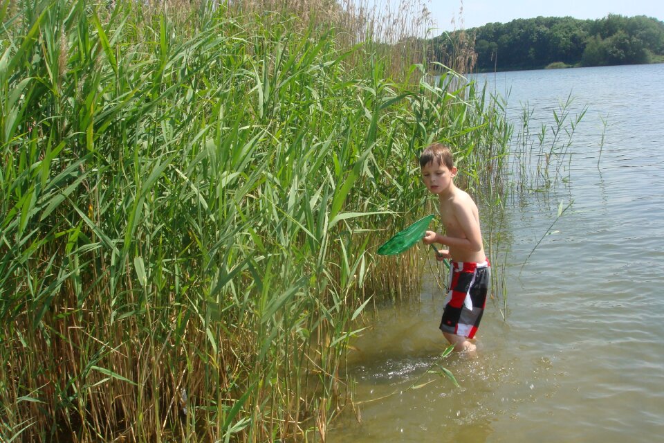 Adventure reed fishnet photo