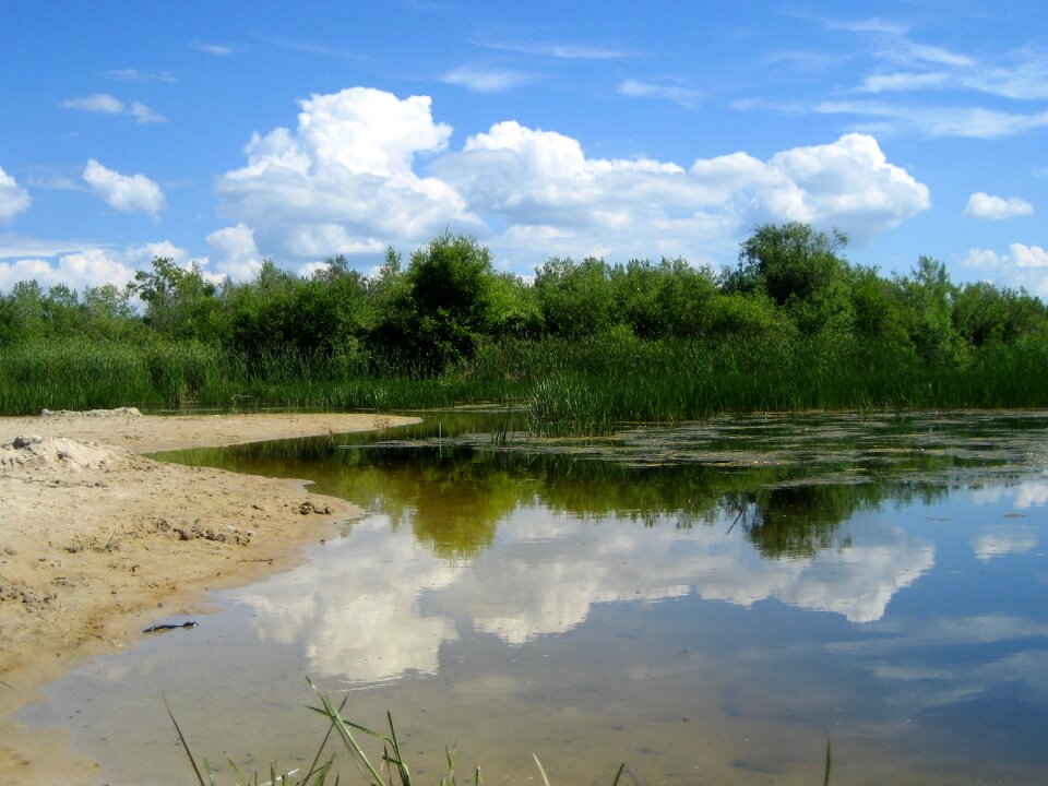 Reflection clouds manitoba