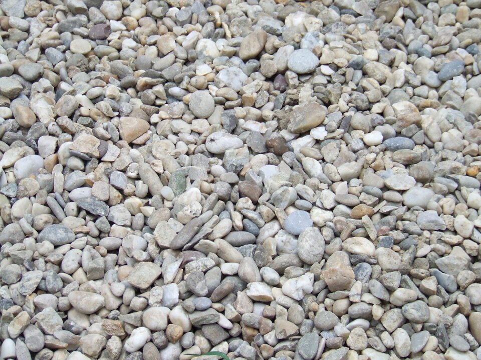 Sand stones walkway