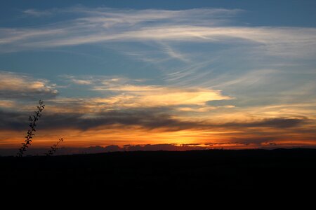 Eventide landscape horizon photo