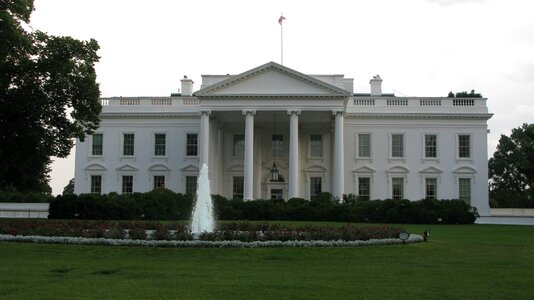 White house washington dc america photo