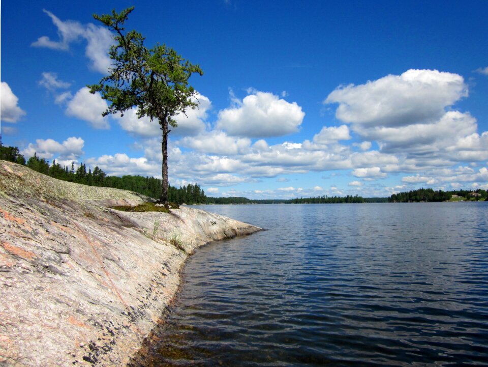 Precambrian lake lakeside