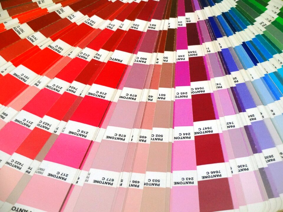Colors code pantone color