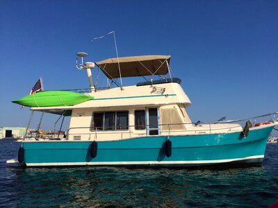 Sea fishing yacht photo