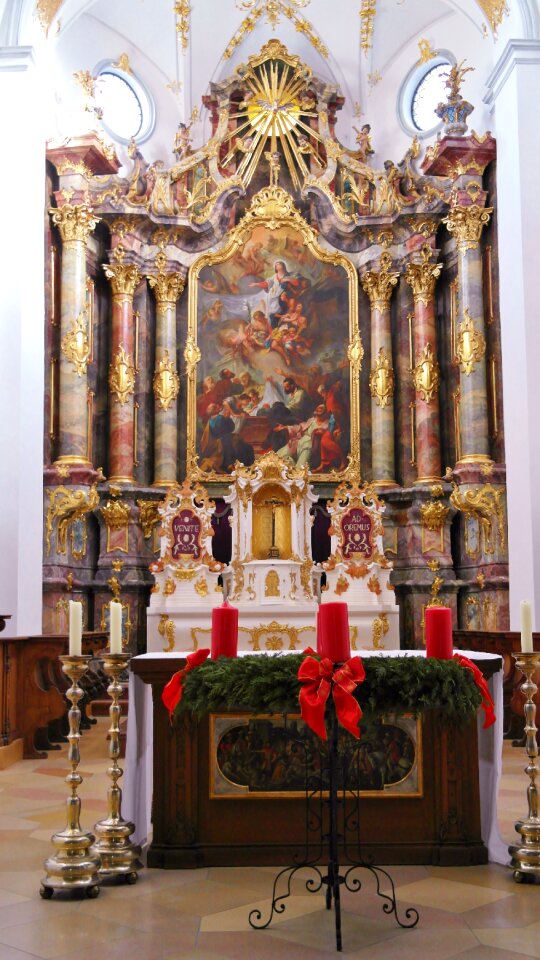 Altar catholic benedictine monastery