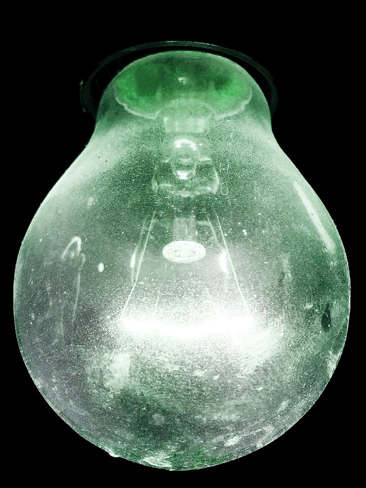 Glass lamp electronics