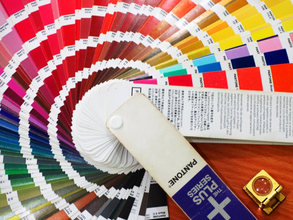 Pantone swatches colorful